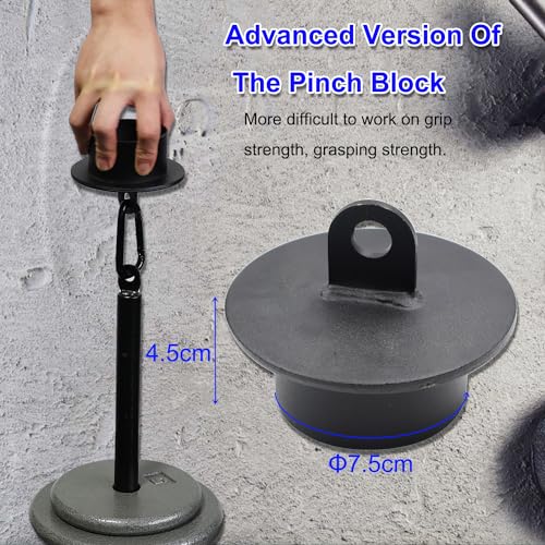 Metal Pinch Block Grip Set for Strength Training and Climbing Workout Equipment