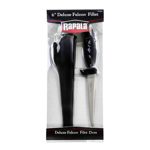 Rapala Deluxe Falcon Fillt 6 w/shrpnr, Black