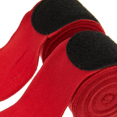 Ringside Pro Mexican Handwraps - Black / 1 (200-Inch, Elastic, Authentic)