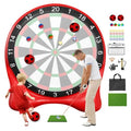 Inflatable Soccer Dart Board for Kids & Adults - Red 6ft Outdoor Lawn Game