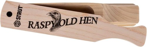 Hunters Specialties Raspy Old Hen Box Call - Durable Hardwood Design | Realistic Turkey Sounds