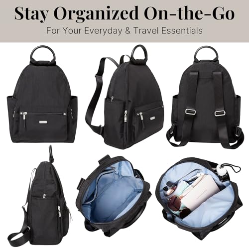 Women's RFID Phone Wristlet Backpack - Heritage Black, One Size