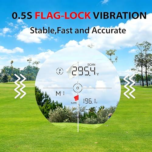 Gogogo Sport Vpro GS24MTL Golf & Hunting Laser Rangefinder 1200 Yards - Slope Switch & Magnetic Mount