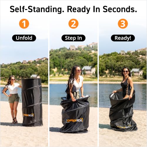 Portable Pop-Up Changing Room Tent with Floor - Privacy Shelter for Beach & Outdoors