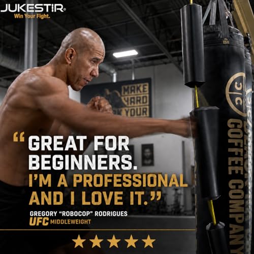 Jukestir Infrared Punching Bag with Dynamic Motion for Boxing MMA Training
