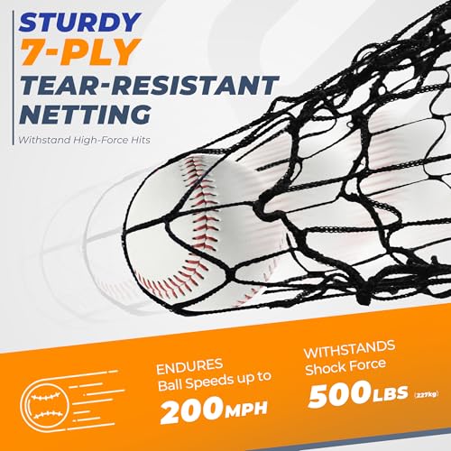 Black 9 Hole Baseball & Softball Pitching Net with Strike Zone - Portable Training Aid