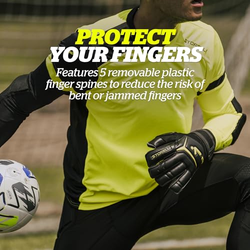 Storelli Gladiator 3 GK Gloves - Elite High-Impact Soccer Goalkeeper Gloves