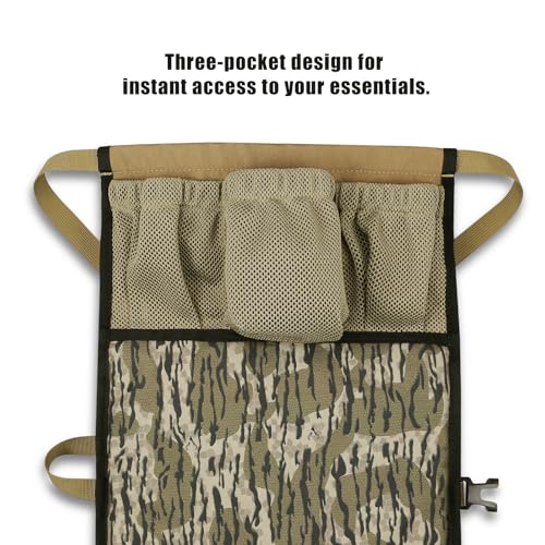 Saddle Hunting Knee Cushion with Adjustable Strap and Utility Pockets