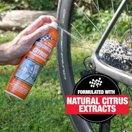 Finish Line Citrus Bike Degreaser 1 Gallon Jug - Biodegradable & Eco-Friendly