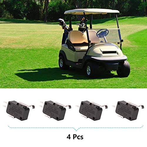 Golf Cart Micro Switch 4 Pack for Club Car DS Precedent 2 & 3 Prong OEM