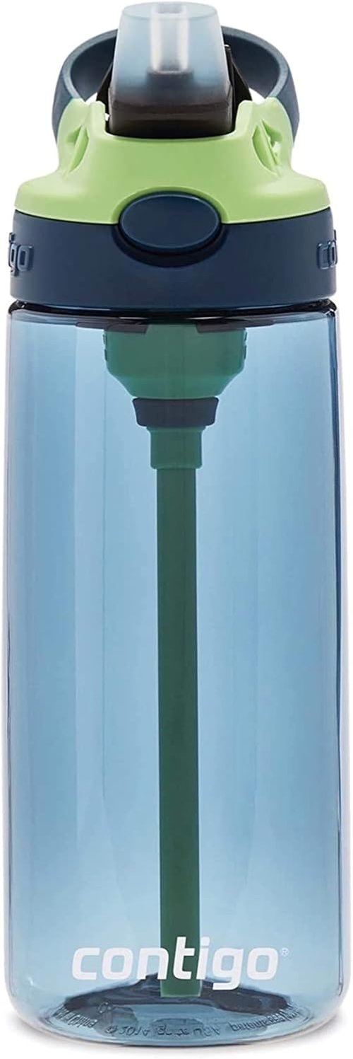 Contigo Kids Water Bottle - AUTOSPOUT Lid for Easy Drinking - 20oz Blueberry
