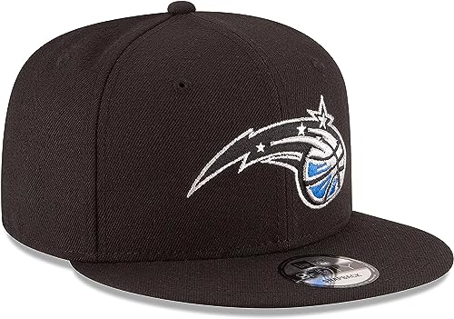 Unisex NBA Adjustable Snapback Hat Cap - Orlando Magic Team Logo Black