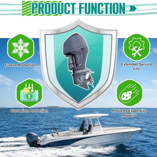 Black Boat & RV Winterizing Kit with Pump - Marine Engine Protection System
