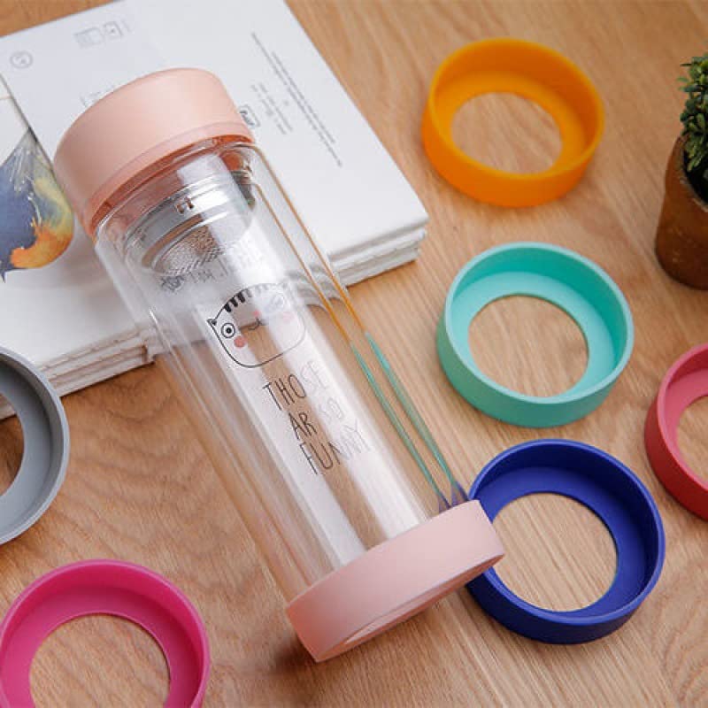 20PCS Silicone Cup Sleeves Water Bottle Boots Non-Slip Mug Coasters 6.5cm