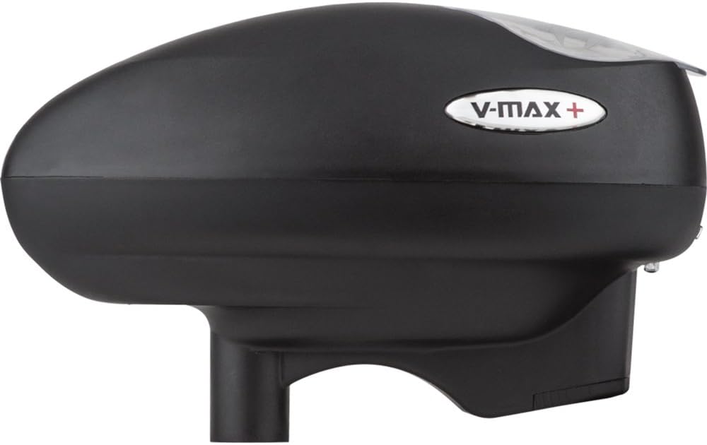 Valken V-Max Electronic Paintball Loader - Fast-Feeding Motorized Hopper | Holds Over 200 Paintballs
