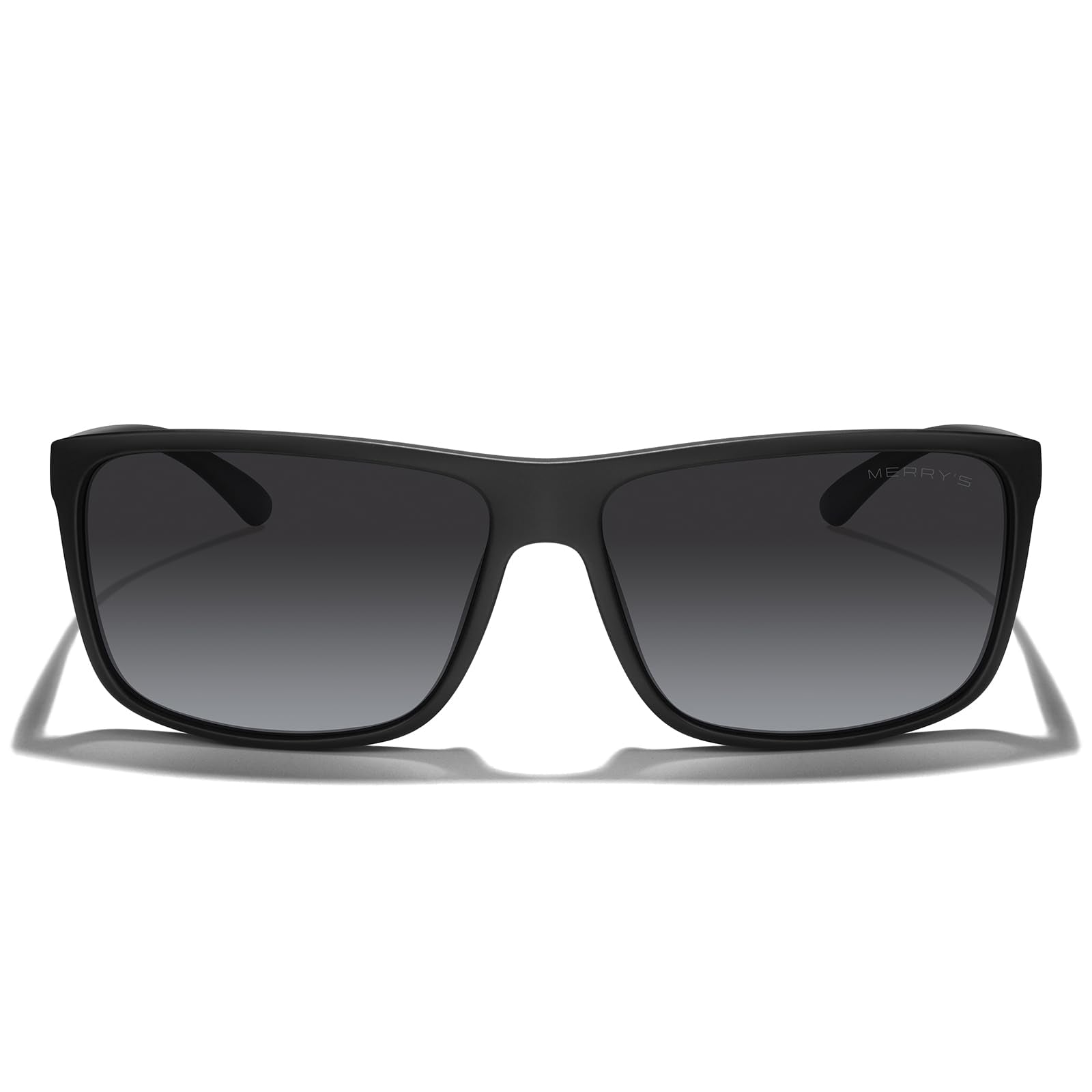 MERRY'S Rectangular Polarized Sports Sunglasses for Men Women Cycling Driving Fishing UV400 Protection S8225