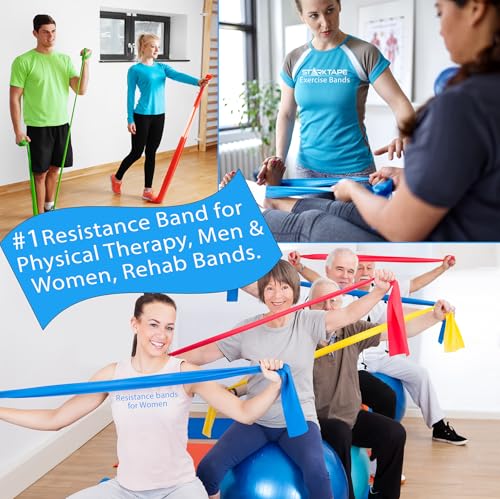 Resistance Bands Bulk Roll 16 Yards - Green Medium - Latex-Free Home Workout