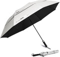 G4Free 62-Inch Portable Golf Umbrella - UV Protection, Automatic Open, Windproof Double Canopy