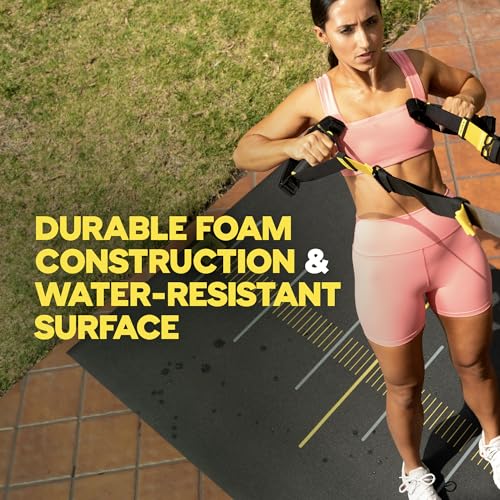 Non-Slip Exercise Mat for Home Gym - 72 x 24 Inch Thick Foam Workout Floor