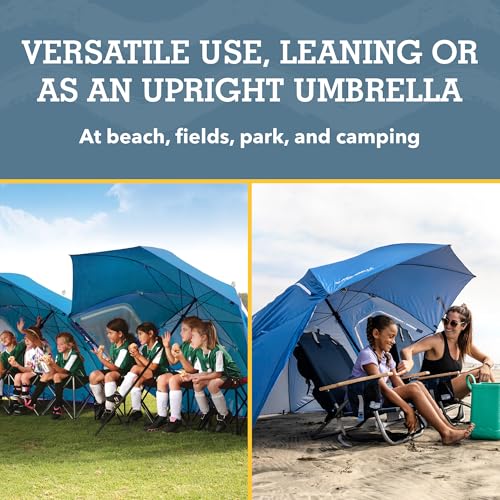 Sport-Brella UPF 50+ 8-Foot Portable Beach Canopy with Side Panels & Wind Flaps