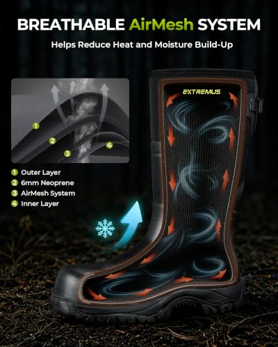 Extremus KastKing RhinoToe Rubber Work Boots Men Variation 10 Fiberglass Toe