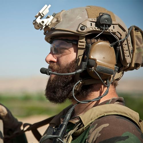 Gexmil Night Vision Goggles Mount for PVS15/18 & Helmet Battery Pouch - Gold