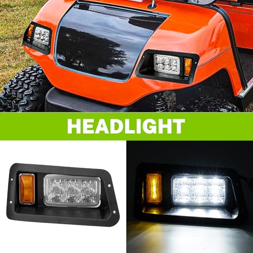 Yamaha Golf Cart LED Headlights & Tail Lights Kit G14 G16 G19 G22