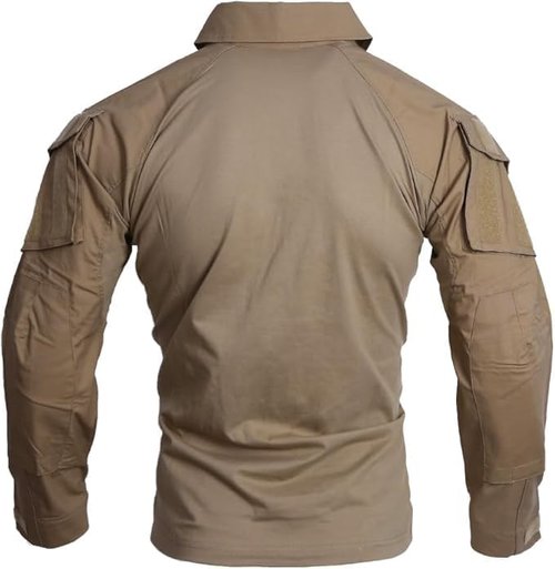 EMERSONGEAR Men's Tactical Shirt - Gen3 Quick-Dry Long Sleeve Combat BDU for Airsoft & Paintball