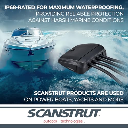 Horizontal Cable Seal for Marine and RV Wiring - Black, IP68 Waterproof
