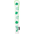 Golf Alignment Stick Covers Training Aid Case Holds 2 Sticks Lucky Clover Pattern (White)