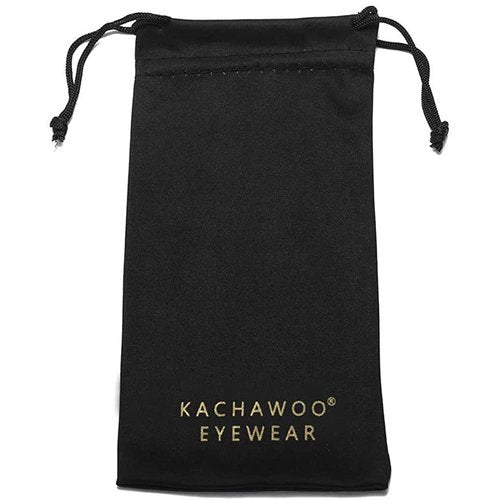 kachawoo Flip up Sunglasses for Men Polarized Clip on Sun Glasses Women Yellow Blue Shades Eyewear (silver with black)