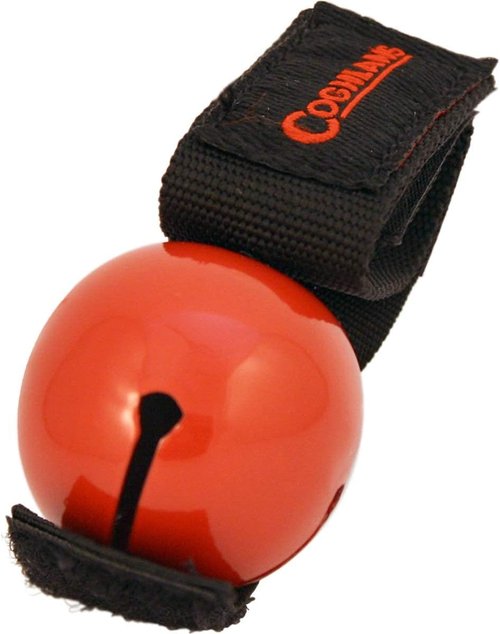 Coghlan's Magnetic Bear Bell - Silent Hiking Safety Gear for Wildlife Alerts - Red Color