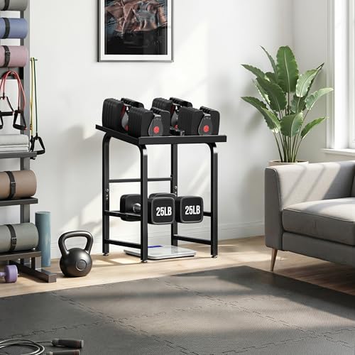 Heavy Duty Dumbbell Rack Stand for Adjustable Weights | Supports 500lbs