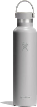 Hydro Flask Water Bottle - Insulated Stainless Steel - Leakproof & Non-Spill | 24 Oz Birch Gray