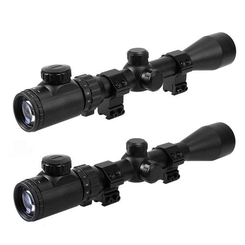1'' Dovetail Scope Rings, LONSEL 2Pcs High Profile & 2Pcs Medium Profile 1 Inch Scope Mount Rings for 11mm Dovetail Rails - Pack of 4