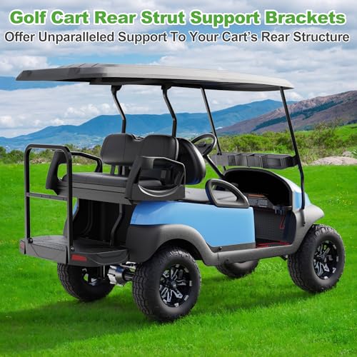 Rear Strut Brackets for Club Car Precedent 88-Inch Roof - Heavy-Duty Reinforcement Set