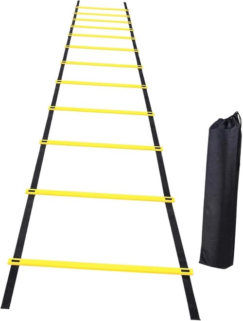 Colaxi Agility Ladder - Folding Balance Training Tool for Soccer & Volleyball | Instant Setup