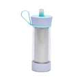 The First Years CoolCore Kids Water Bottle - Leak-Proof Spout & Double-Walled Insulation - 11 Oz Light Blue/Purple