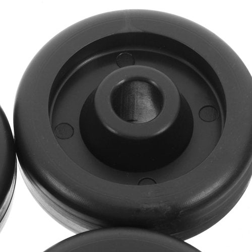 BCOATH 4pcs Replacement Wheels for Gym Equipment Wear-resistant System Wheels for Treadmills and Smooth Maneuverability Fitness Accessory