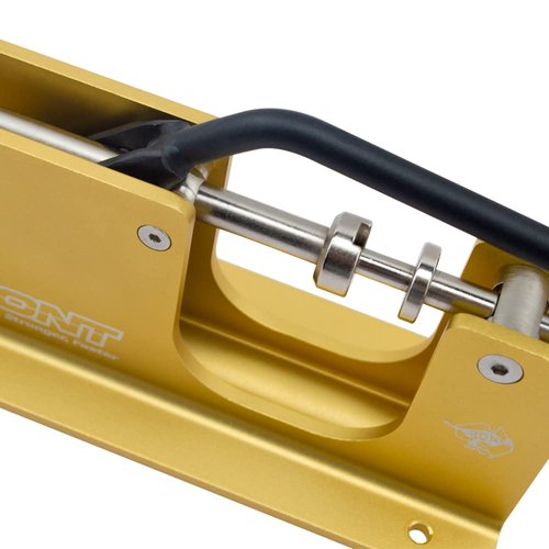 Bont Skates - Aluminum Bearing Press Puller - Fits up to 125mm Wheels - Inline Speed Skating Racing Scooter - Gold