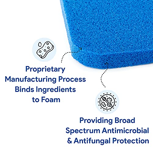Antimicrobial Foam Wound Dressing 4x5 Inch Conformable 10 Pack