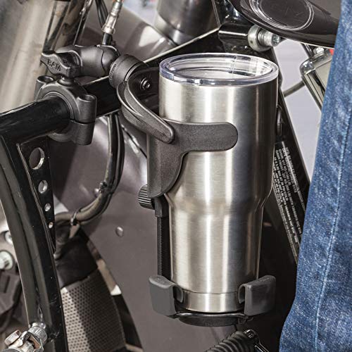 RAM Mounts Motorcycle Drink Holder XL with Self-Leveling and Tough-Claw