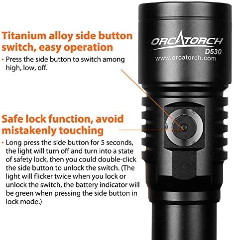 UV Dive Light 395nm Fluorescence Underwater Flashlight for Night Diving – Focused UV Beam, Safety Lock, Marine Inspection