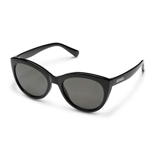 Suncloud Cityscape Polarized Sunglasses, Black/Polarized Gray Green, One Size