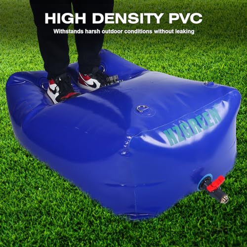 HZGREEN Camouflage 1000L Portable Water Bladder Tank with Brass Fitting