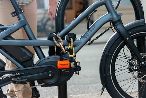 Kryptonite New York 1210 Bike Chain Lock with Disc Lock, 3.25 ft Heavy Duty Security