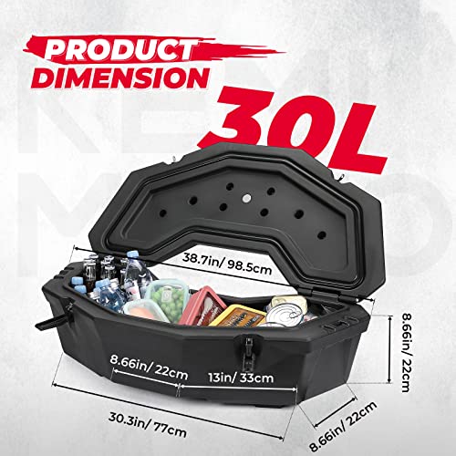 Kemimoto X3 Bed Storage Box for Can-Am Maverick X3 & Outlander, Waterproof Cargo Trunk