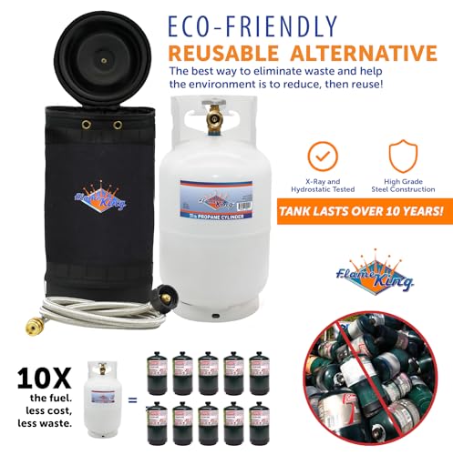 Propane Tank Carrying Case 10X18 Inches for 10LB Gas Bottles Camping Outdoor