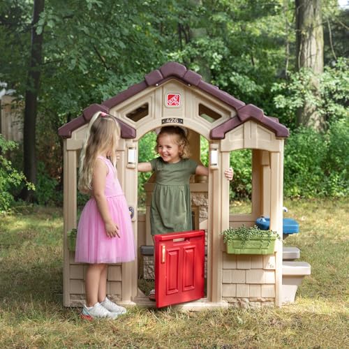 Step2 Charming Cottage Kids Playhouse - Indoor & Outdoor Playset, Interactive Sounds, Easy Assembly - Variation of Playhouse