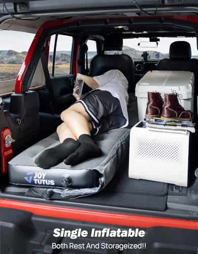 JOYTUTUS SUV Air Mattress for Jeep Wrangler JL 2018-2026 Camping & Road Trips